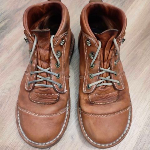 Jim Green African Ranger Barefoot Boot in Chestnut Tan Full Grain