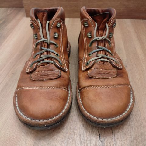 Jim Green African Ranger Barefoot Boot in Chestnut Tan Full Grain