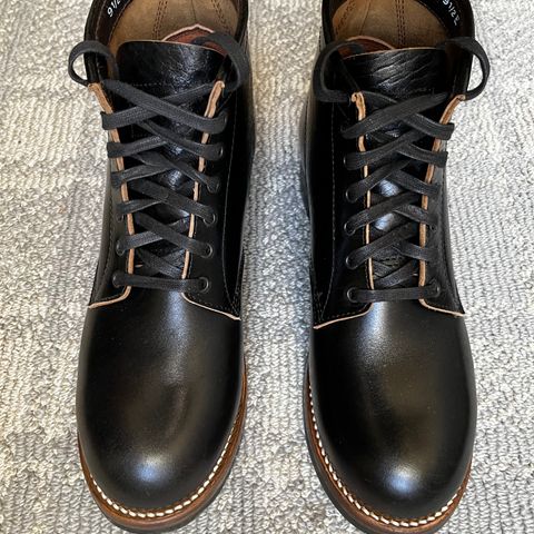 John Lofgren Ludlow Boots in Shinki Black Oiled Horsebutt