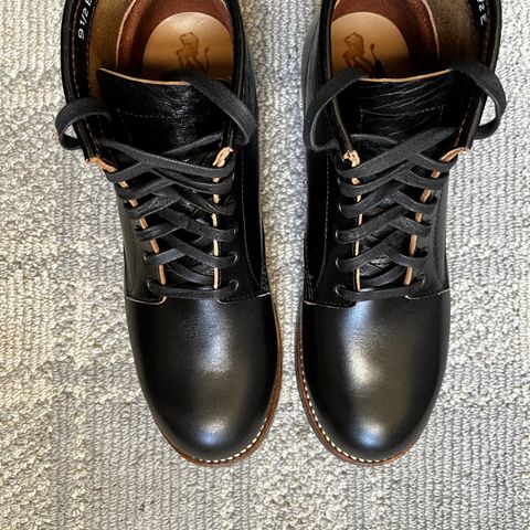 John Lofgren Ludlow Boots in Shinki Black Oiled Horsebutt