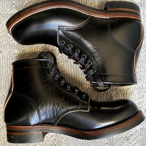 John Lofgren Ludlow Boots in Shinki Black Oiled Horsebutt