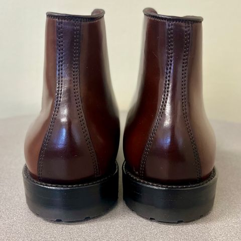 Alden Straight Tip Boot in Horween Color 8 Shell Cordovan