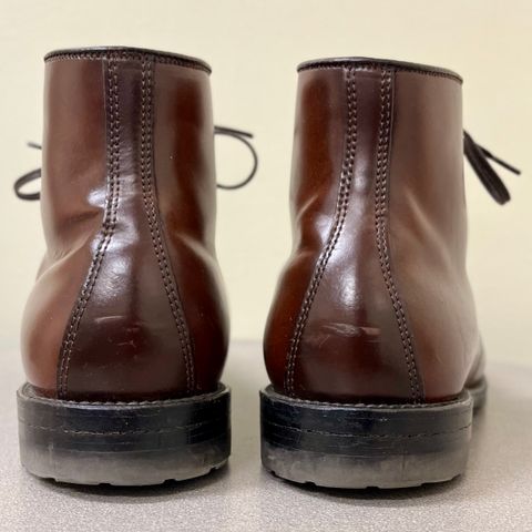 Alden Straight Tip Boot in Horween Color 8 Shell Cordovan