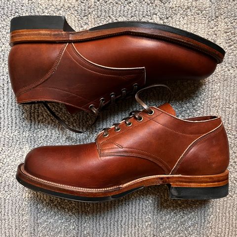 Viberg 145 Oxford in Horween Saddle Tan Chromepak