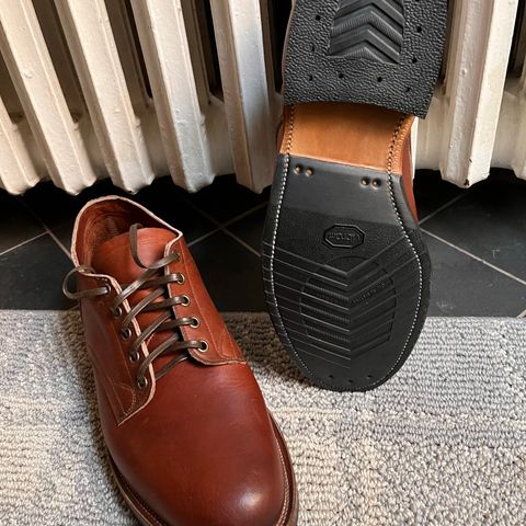 Viberg 145 Oxford in Horween Saddle Tan Chromepak