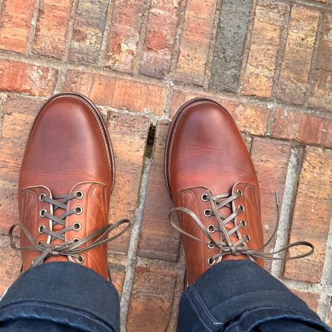 Viberg 145 Oxford in Horween Saddle Tan Chromepak