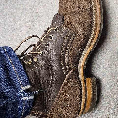 View photo of Drew's Boots in Brown Roughout