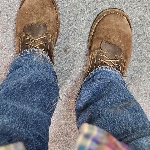 View photo of Drew's Boots in Brown Roughout