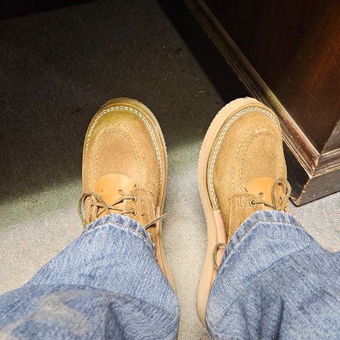 Nicks Aldert Strider Moc Toe in Seidel 1964 Tan Roughout