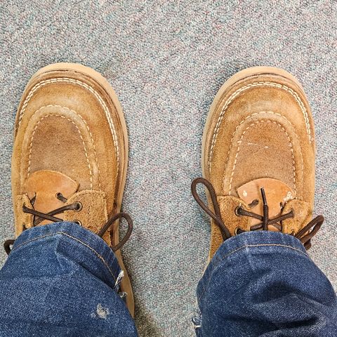 Nicks Aldert Strider Moc Toe in Seidel 1964 Tan Roughout