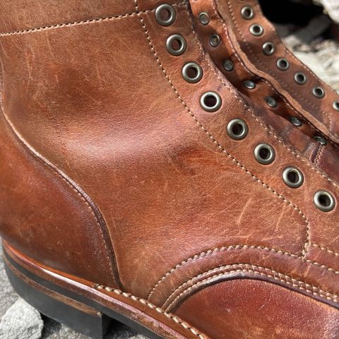Viberg Service Boot in Horween Natural Crust Double Cordovan