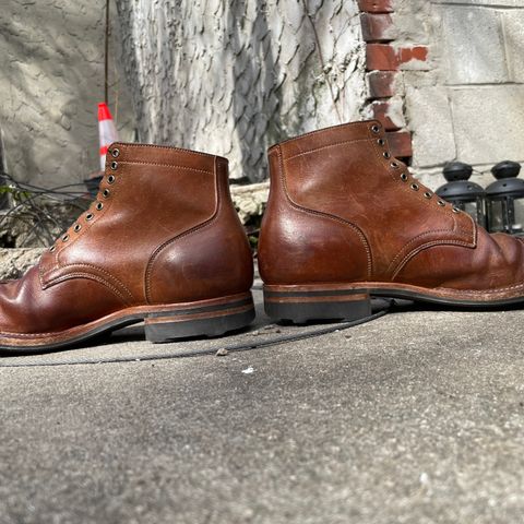 Viberg Service Boot in Horween Natural Crust Double Cordovan