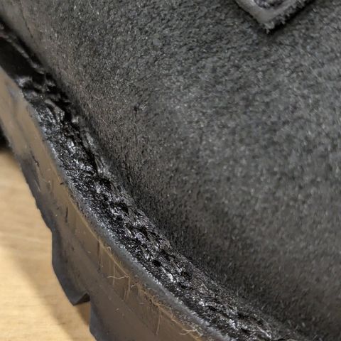 Drew's 8-Inch Logger in Black Smooth & Black Roughout