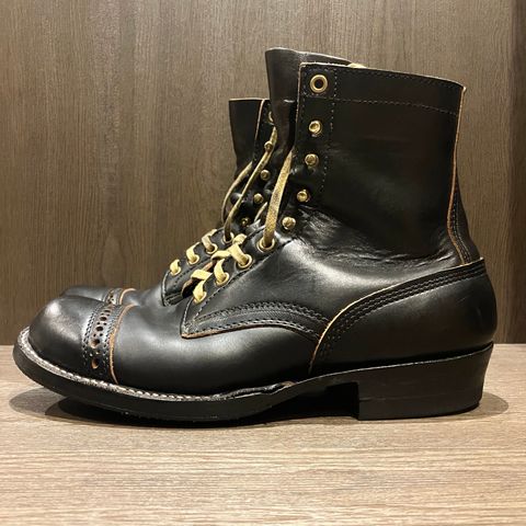 View photo of White's Bounty Hunter in Horween Black Chromexcel Horsehide