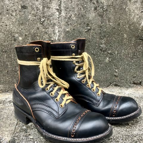 View photo of White's Bounty Hunter in Horween Black Chromexcel Horsehide