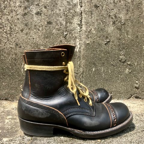 View photo of White's Bounty Hunter in Horween Black Chromexcel Horsehide