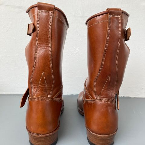 Raland Bootmaker Engineer Boot in Tarnsjo Garveri Vegetable Tanned Horsehide