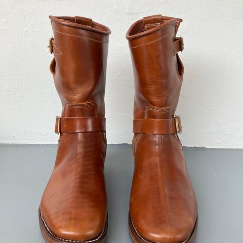Raland Bootmaker Engineer Boot in Tarnsjo Garveri Vegetable Tanned Horsehide