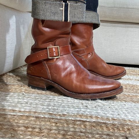 Råland Bootmaker Engineer Boot in Tarnsjo Garveri Vegetable Tanned Horsehide