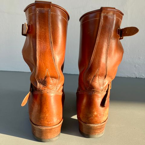 Raland Bootmaker Engineer Boot in Tarnsjo Garveri Vegetable Tanned Horsehide