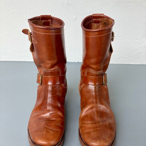 Raland Bootmaker Engineer Boot in Tarnsjo Garveri Vegetable Tanned Horsehide