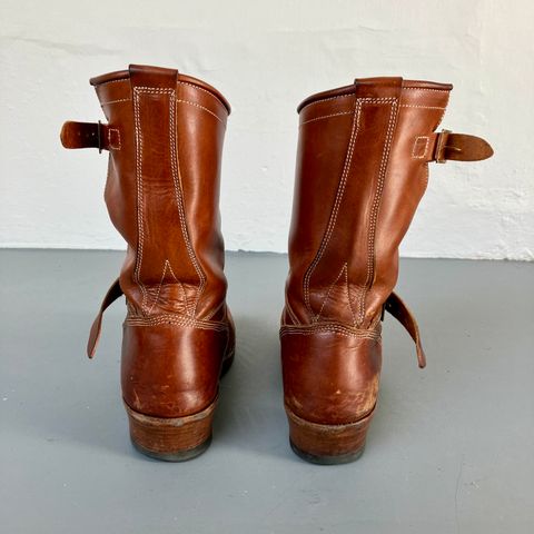 Raland Bootmaker Engineer Boot in Tarnsjo Garveri Vegetable Tanned Horsehide