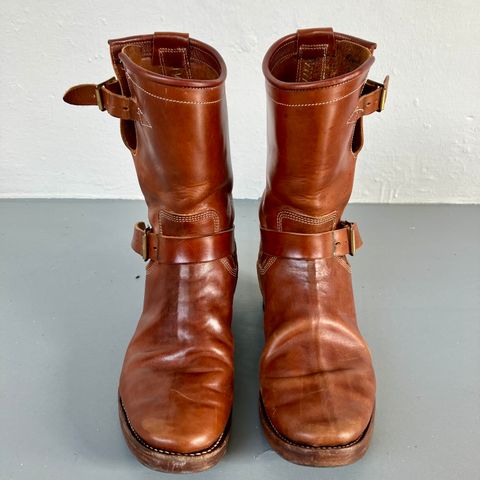 Raland Bootmaker Engineer Boot in Tarnsjo Garveri Vegetable Tanned Horsehide