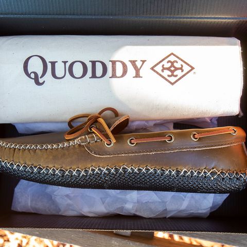 Quoddy Canoe Moc II in Horween Olive Chromexcel