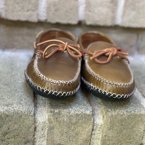 Quoddy Canoe Moc II in Horween Olive Chromexcel