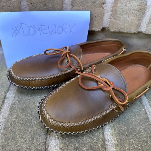 Quoddy Canoe Moc II in Horween Olive Chromexcel