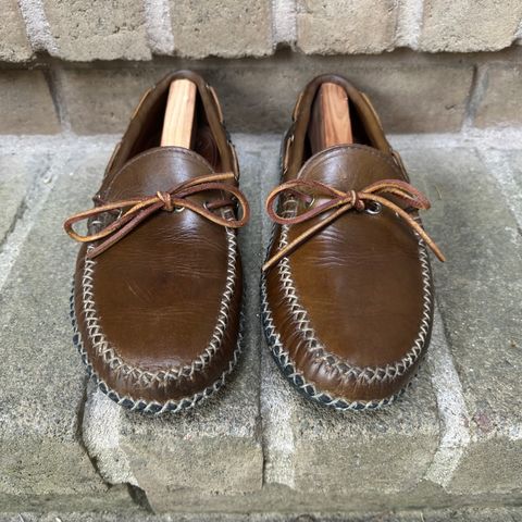 Quoddy Canoe Moc II in Horween Olive Chromexcel
