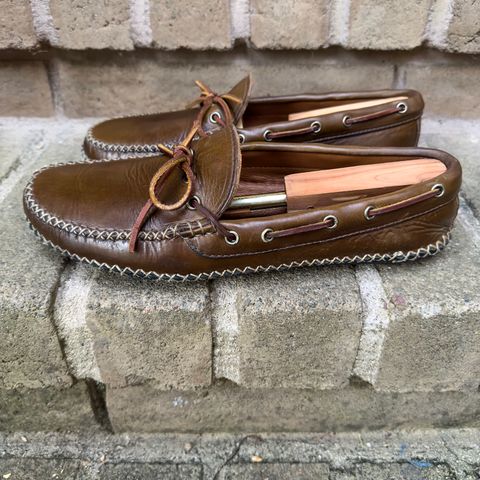 Quoddy Canoe Moc II in Horween Olive Chromexcel