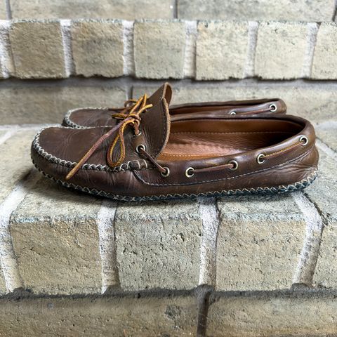 Quoddy Canoe Moc II in Horween Olive Chromexcel