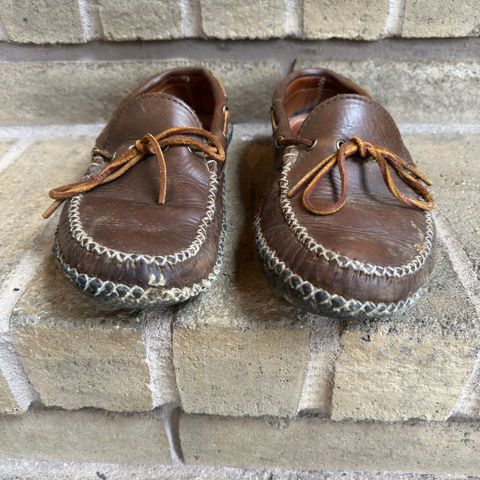 View photo of Quoddy Canoe Moc II in Horween Olive Chromexcel