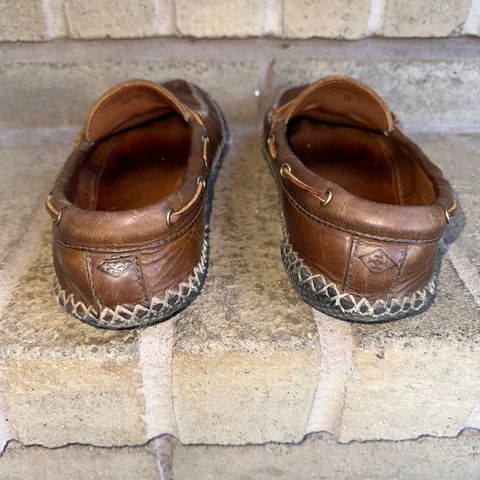 View photo of Quoddy Canoe Moc II in Horween Olive Chromexcel