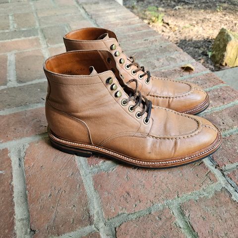 View photo of Grant Stone Ottawa Boot in Incas Natural Kangaroo