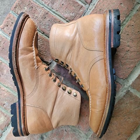 View photo of Grant Stone Ottawa Boot in Incas Natural Kangaroo