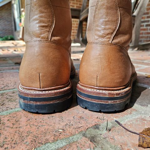 View photo of Grant Stone Ottawa Boot in Incas Natural Kangaroo