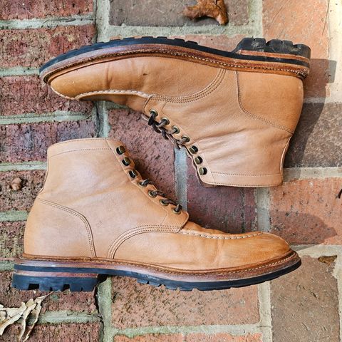 View photo of Grant Stone Ottawa Boot in Incas Natural Kangaroo