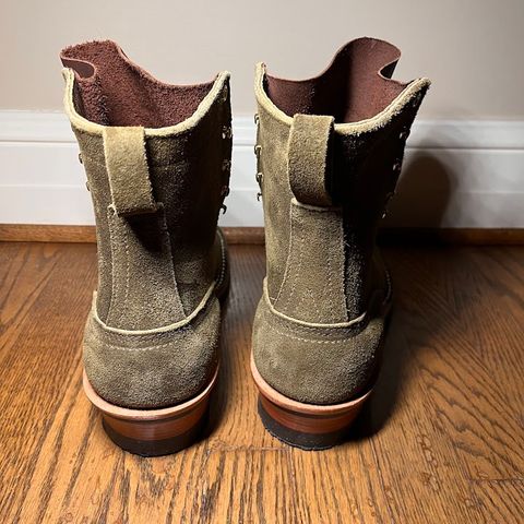 View photo of Nicks MTO in Law Tanning Olive Roughout Shruken Bison