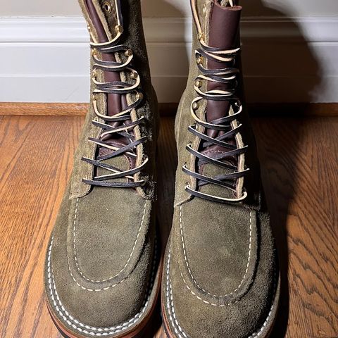 View photo of Nicks MTO in Law Tanning Olive Roughout Shruken Bison