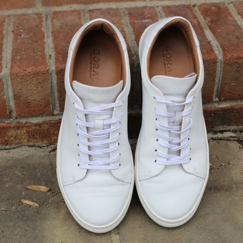 View photo of Goral Mellor II in Mastrotto White Calfskin