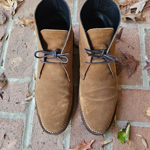 View photo of Thursday Scout in Cognac WeatherSafe Suede