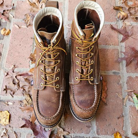 Thorogood American Heritage 6" Moc Toe in Seidel Trail Crazy Horse