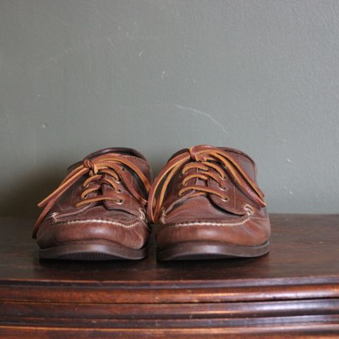 View photo of Oak Street Bootmakers Trail Oxford in Horween Natural Chromexcel