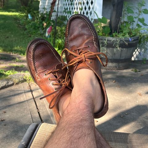 Oak Street Bootmakers Trail Oxford in Horween Natural Chromexcel
