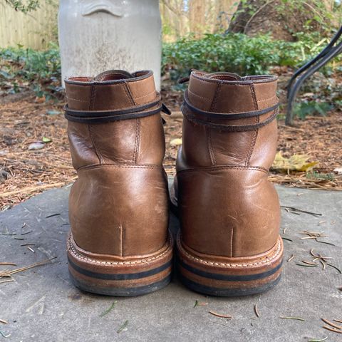 View photo of Grant Stone Diesel Boot in Horween Dune Chromexcel