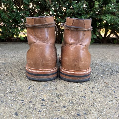 View photo of Grant Stone Diesel Boot in Horween Dune Chromexcel
