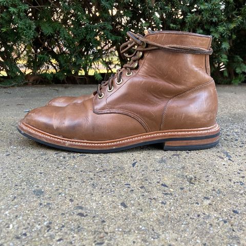 View photo of Grant Stone Diesel Boot in Horween Dune Chromexcel