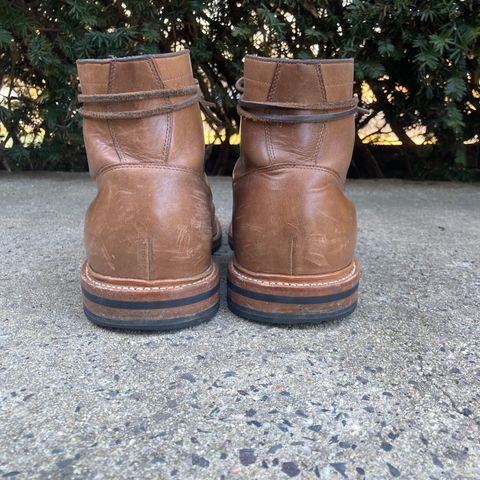 View photo of Grant Stone Diesel Boot in Horween Dune Chromexcel